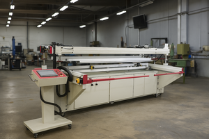 HH-60210 automatique à quatre piliers à plat écran imprimante Servo PLC 600 pcs/h pour plastique métal verre bois 1000x1300mm 1000x1300mm - Product Image 5