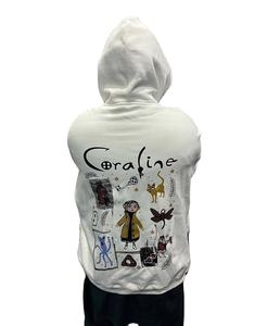 Sweat-shirt à capuche pour homme en polyester/coton personnalisé, écologique, coupe classique, broderie, tissu polaire 600g, hiver - Product Image 2