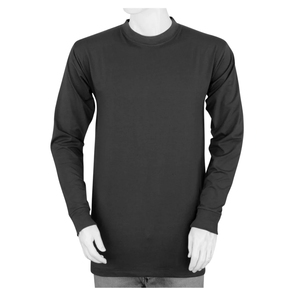 T-shirt à manches longues pour homme, 100 % coton de haute qualité, col rond, coupe ample, respirant, avec logo frontal et manches à revers. - Product Image 3