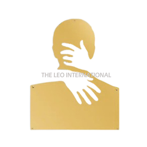 Arte Mural Rústico Encantador, Metal Chapado en Oro con Diseño Moderno, Perfecto para Exhibición en Interiores y Exteriores, Tamaño Grande - Product Image 2