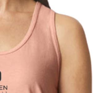 CVC Women's Racerback Tank <b>Top</b> Dusty <b>Rose</b> Color Premium Ladies Sleeveless Athletic Tank Lightweight Workout Gym Running Fitness - Product Image 3