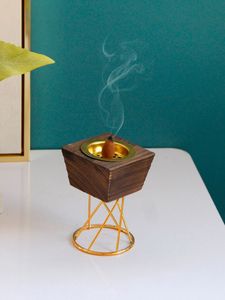 Quemador de Incienso de Bambú, Mubkhar Árabe, Porta Incienso Ecológico Antiolor, Fragancia Árabe Tradicional, Decoración para el Hogar - Product Image 4