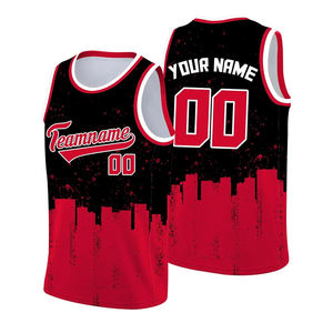 ชุดบาสเก็ตบอลผ้าตาข่ายระบายอากาศคุณภาพสูง ปักลายอย่างดี เสื้อยืดบาสเก็ตบอลแบบสั่งทำ ชุดบาสเก็ตบอลแบบซับลิเมชั่น Haus - Product Image 4