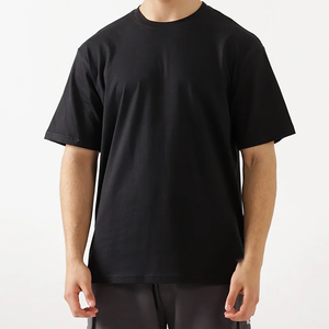 เสื้อยืดโอเวอร์ไซส์สไตล์ล่าสุด ผ้าฝ้าย 100% ลายตัวอักษร คุณภาพสูง ป้องกันการเป็นขุย บริการ OEM ผู้ผลิตชั้นนำ เสื้อยืดผู้ชาย - Product Image 1