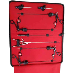 Kit Quirúrgico Laparoscópico Manual Endoscópico con Sistema de Trócares, Pinzas, Portaagujas y Tijeras de Acero Inoxidable de Alta Calidad - Product Image 1