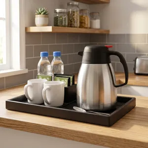 silver Glass Coffee Server with Matte Finish Insulated Design for Beverage Service Zone - Product Image 2