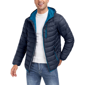 Veste matelassée brillante de haute qualité pour homme, légère, unie, avec fermeture éclair, personnalisable avec logo, idéale pour l'hiver – Nouvelle collection en promotion - Product Image 2