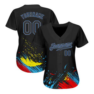 Maillot de baseball OEM, T-shirt vintage personnalisé, uniforme d'équipe, streetwear oversize, fabricant OEM, vente en gros - Product Image 2