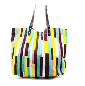 2025 tendance économique gamme longue poignée dames fourre-tout coton toile sac sérigraphié taille personnalisée plage sac à provisions avec logo - Product Image 2