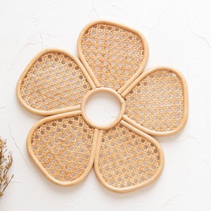 Accesorios decorativos de pared hechos a mano con mimbre y flores, al mejor precio, decoración para habitación de recién nacidos - Product Image 1