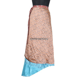 Nuevo Vestido de Verano para Mujer, Falda Cruzada de 2 Capas, Reversible, de Seda Mágica, Falda Larga Cruzada, 100 Formas de Usar, Falda Cruzada Mágica - Product Image 2