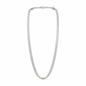 Collier chaîne serpent en argent sterling 925, finition polie minimaliste, design classique pour femme, à porter au quotidien, cadeau de fête, bijoux fins - Product Image 2