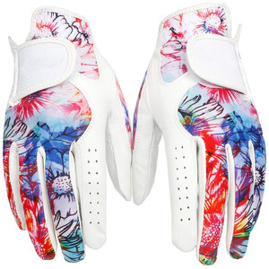 Guantes de Golf Ligeros de Cuero Genuino Cabretta para Mano Derecha e Izquierda, Agarre Suave y Transpirable para Deportes - Product Image 1