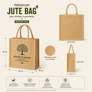 Custom Printed Plain Natural Jute <b>Long</b> Tote <b>Bag</b> Eco Friendly Reusable Shopping Grocery Carry <b>Bag</b> Promotional Gift Wholesale - Product Image 2