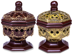 Traditional Arabic Oud Bakhoor Religious Eco-friendly 100% Natural Incense <b>Burner</b> for Home Aromatherapy and Decoration - Product Image 2