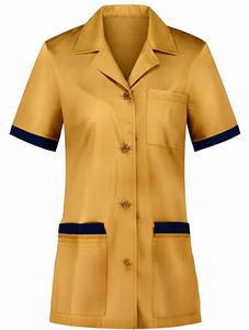 Meilleures ventes : Ensemble de blouses médicales en tissu poly-coton tissé, anti-aiguilles, extensible, à manches courtes, pour hôpitaux, vente en gros OEM - Product Image 3