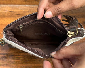 2025 Trendy Women Cowhide <b>Leather</b> Wristlet Clutch <b>Real</b> Genuine <b>Leather</b> with Tassel Zipper Pouch Spacious Phone <b>Bag</b> & Wallet - Product Image 4