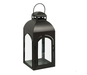 Nueva Linterna Decorativa Magnífica de Navidad, de Acero Inoxidable, Elegante, de Forma Cuadrada, de Metal y Vidrio, para Decoración del Hogar, Hecha a Mano - Product Image 4