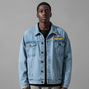 Factory-Made Men's Jeans Jacket for Man 100% Cotton Low MOQ Best Price for the Latest High Street Style Winter Season - Product Image 6