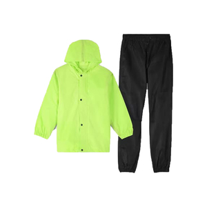 Unisex <b>Black</b> Cotton Jogger Pants Breathable Elastic Waist All Seasons Wear Men and Women <b>Rain</b> Suit - Product Image 3