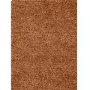 Solid Burnt <b>Orange</b> Area Rug Soft Plush Hand Tufted Woolen Area Carpet for Living Room Bedroom Minimalist Home Decor Luxury Style - Product Image 2