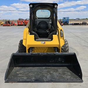 Cat Skid Steer Loader With Forestry <b>Mulcher</b> Attachment High Performance Compact Construction Machine For Heavy Duty Works - Product Image 6