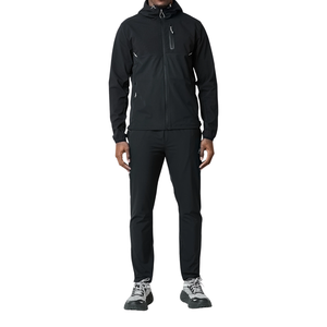 Conjunto Deportivo para Gimnasio, Ropa Deportiva para Correr, Entrenamiento, Invierno, para Hombre, Trajes Deportivos Sólidos, Transpirables, de Secado Rápido, 100% Poliéster - Product Image 6