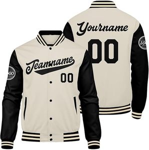 Veste bomber universitaire personnalisée OEM de haute qualité pour hommes, avec broderie, style hiver chaud, logo personnalisé sur le devant - Product Image 4