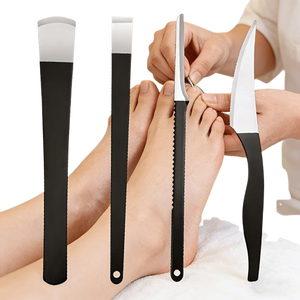 Kit de manucure et pédicure avec coupe-ongles, pince à cuticules, repousse-cuticules, éliminateur de peaux mortes, lime à ongles, kits de pédicure, soins des pieds - Product Image 5