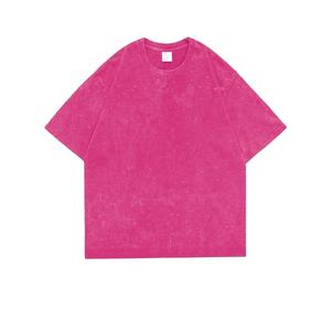 T-shirt Homme Oversize en Jersey Tricoté Lourd Uni à Manches Courtes en Polyester/Coton Écologique, Style Sportif, Logo Personnalisé - Product Image 4