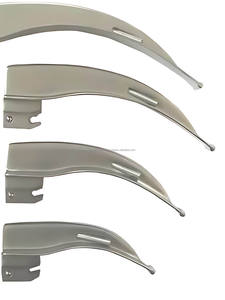 Set de Laringoscopio de Fibra Óptica Macintosh con Hojas Curvas, Certificado CE, Acero Inoxidable Duradero, OEM ODM, para Intubación Veterinaria Animal - Product Image 6