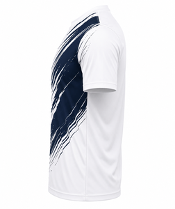 เสื้อยืดคอกลมแขนสั้นผ้าฝ้ายพรีเมียมทรงปกติ พิมพ์ลายแบบซับลิเมชั่น แห้งเร็ว สำหรับผู้ชายและผู้หญิง รับผลิตแบบ OEM ODM แบรนด์ส่วนตัว ขายส่ง - Product Image 4