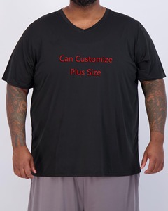 Camisetas de Cuello Redondo 100% Poliéster para Hombre, Logotipo Personalizado, Color Sólido, Alta Calidad, Transpirables, Lisas, Básicas - Product Image 4