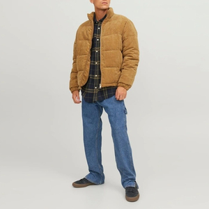 <b>Mens</b> Casual Quilted Puffer Coat <b>Lightweight</b> Warm Outerwear Zip Front Winter <b>Jacket</b> For Outdoor Activities And Everyday Wear - Product Image 4
