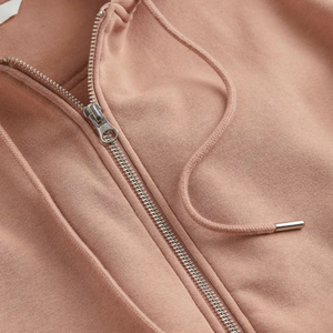 Sweat à capuche zippé pour femme, personnalisable OEM, en polaire premium, avec logo imprimé et nouveau design élégant, vente en gros - Product Image 6