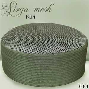 Chapeau Kufi Sirya Air Mesh pour Hommes, Chapeau de Prière Islamique Léger en Tissu Maille de Polyester Turc Respirant, Vente en Gros OEM - Product Image 2
