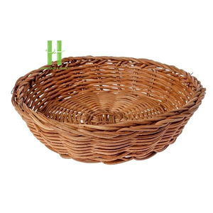 Best Selling Customizable Eco-Friendly Square Boho Rattan <b>Tray</b> <b>Basket</b> Bowl Storage Serving Food Container Made in Vietnam HNH - Product Image 2