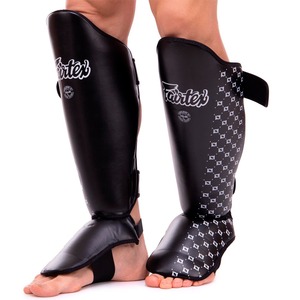 Latest Model Fairtex Shin Pad & Guard Genuine Cowhide Leather Protection Gear Custom Logo Training & Sparring Kickboxing - Product Image 2