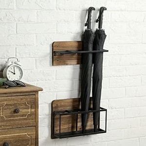 Industrial Pine Wood Umbrella <b>Stand</b> Distressed Black Wholesale | Handcrafted - Product Image 4