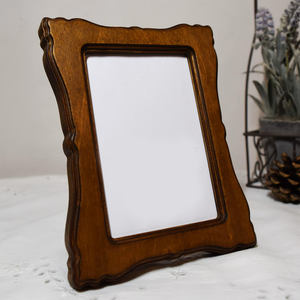 Elegant Handmade Solid Wood Photo Frame Smooth Tabletop Display for Home Office Living Room Luxury Rustic Decor Premium - Product Image 1