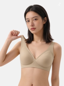Women's Seamless Wireless Push Up <b>Bra</b> Soft Cooling Comfortable Support <b>Bra</b> Everyday Full Cup <b>Bra</b> BR901 - Product Image 1