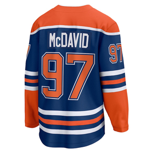 Wholesale Stitched Ice Hockey Jersey 29 Draisaitl 97 McDavid 14 Ekholm High Quality - Product Image 3