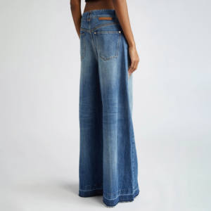 กางเกงยีนส์ผู้หญิงขายดีประจำฤดูหนาว ดีไซน์ทันสมัย ทนทาน ราคาสมเหตุสมผล กางเกงยีนส์โอเวอร์ไซส์สำหรับผู้หญิง - Product Image 4