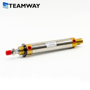 Cylindre hydraulique rond série TEAMWAY DO, cylindre miniature à huile induite 3,5 MPa, cylindre en alliage d'aluminium DOC/DOA/DOD/DON - Product Image 1