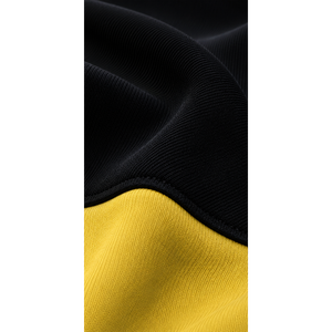 เสื้อแจ็คเก็ตแทร็คซิปเต็มตัวบล็อกสีสำหรับผู้ชาย สีแดงดำ ชุดกีฬา - Product Image 3