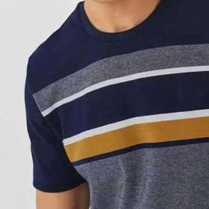 เสื้อยืดคอกลมทรงโอเวอร์ไซส์ผ้าฝ้ายทอ 100% แบบเรียบง่าย สไตล์สตรีทแฟชั่น ระบายอากาศได้ดี สำหรับผู้ชาย ขายส่ง OEM - Product Image 3