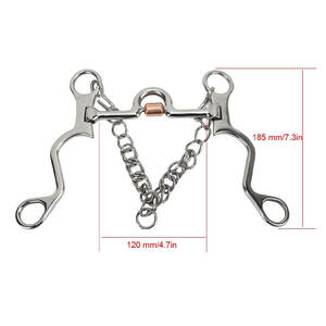 Accessoire d'équitation pour une prise en main sûre, mors polyvalents pour chevaux, équipement d'équitation polyvalent pour plusieurs disciplines, mors pour chevaux - Product Image 5