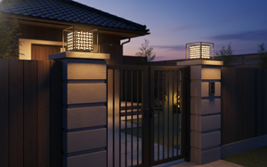 100 lm/W Gate pillar light 3500K (Warm White) AC 220V( ± 10%) 300 lm LED Viet Nam CM Decor Outdoor/Wall/Villa/Garde 1-Year - Product Image 3