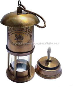 Lampe à huile ronde en laiton avec foyer en verre, style vintage, impression numérique, décoration d'intérieur, éclairage de table, lampe traditionnelle - Product Image 6