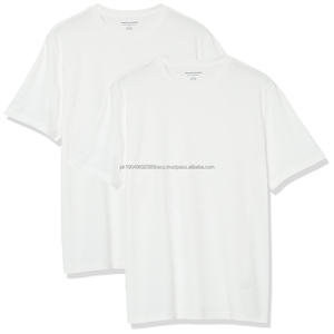 Nuevo diseño de lujo de calidad de algodón suelto ajuste pequeño hombro gota marca en blanco de gran tamaño hombres camiseta Tri Blend - Product Image 5